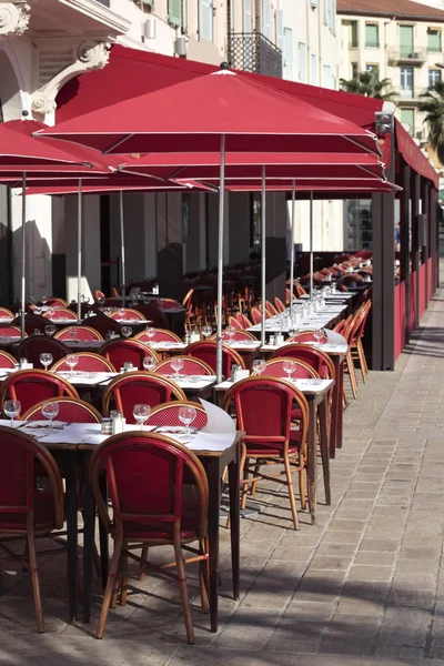 Französisches Restaurant im Süden Frankreichs — Stockfoto