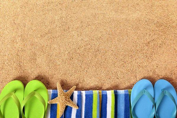 Praia de verão fronteira — Fotografia de Stock