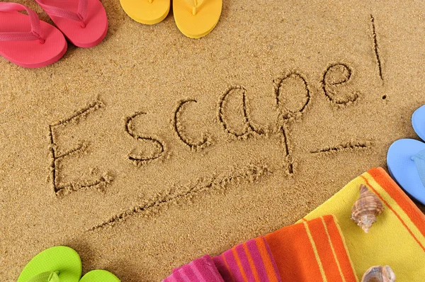 Escape beach background — Stock Photo, Image