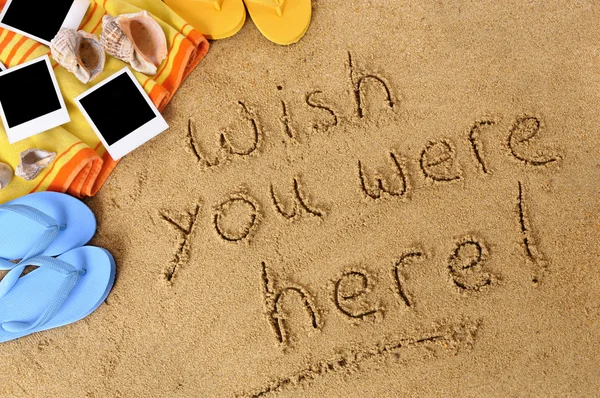 Wish you were here — Stock Photo, Image