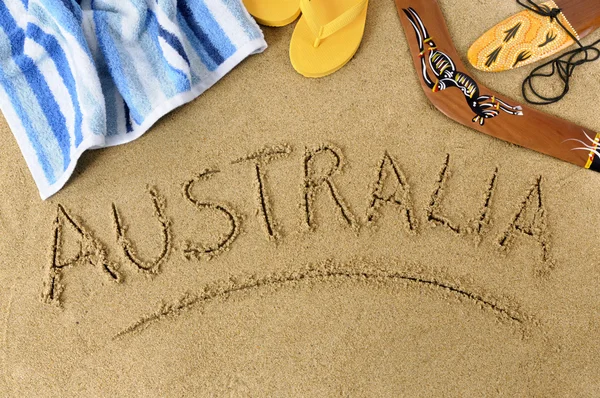 Australia plaży tło — Zdjęcie stockowe