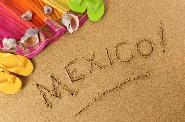 Messico sfondo spiaggia — Foto Stock