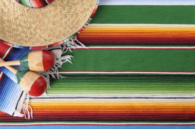 Sombrero Meksika hırka battaniye