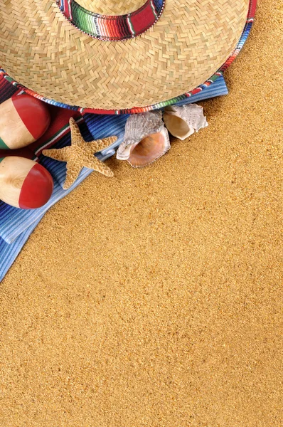 Meksykańskiej plaży tło — Zdjęcie stockowe
