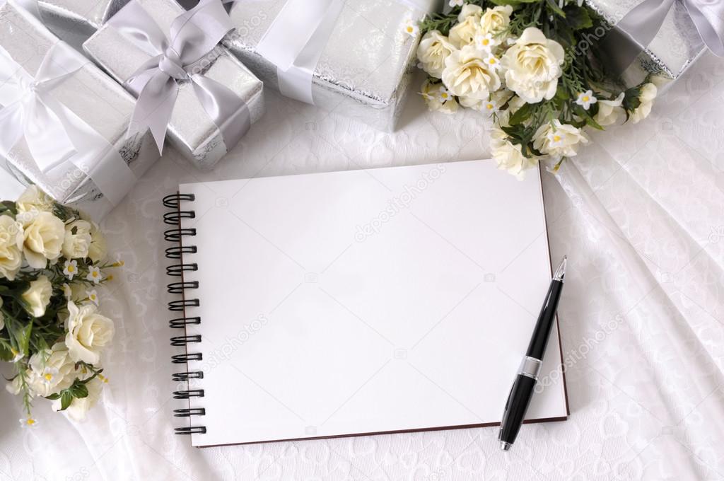 Wedding gifts and writing book
