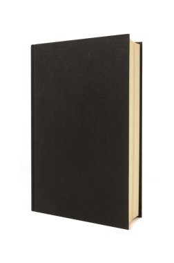 Düz siyah ciltli kitap