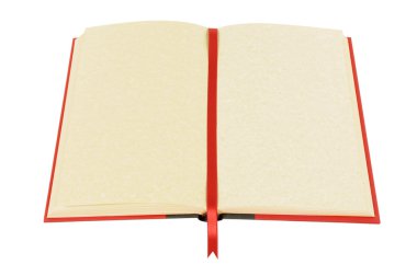 Yer işareti ile boş kitap