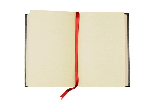 Blank book with bookmark — Stock Photo, Image