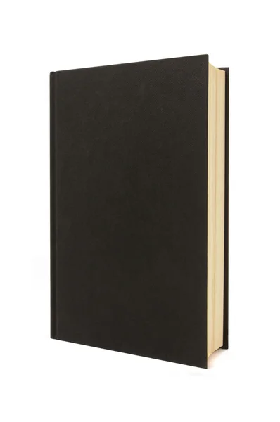 Plain black hardback book — Stock Photo, Image