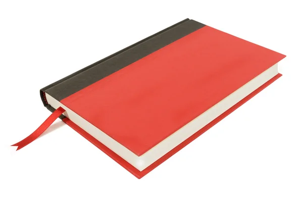 Červené a černé vázaná kniha — Stock fotografie