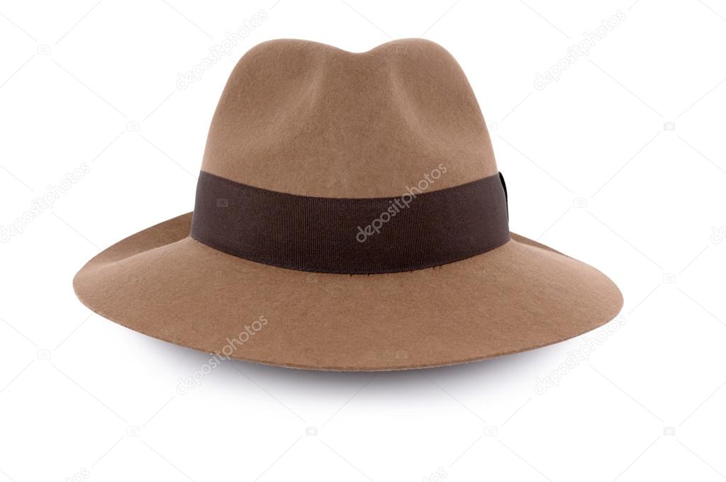 Classic tan felt Fedora