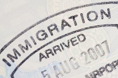 Pasaport Göçmenlik damgası