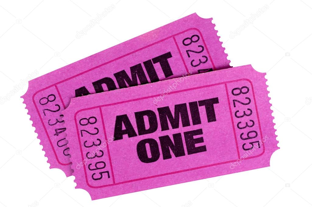 Purple or pink tickets