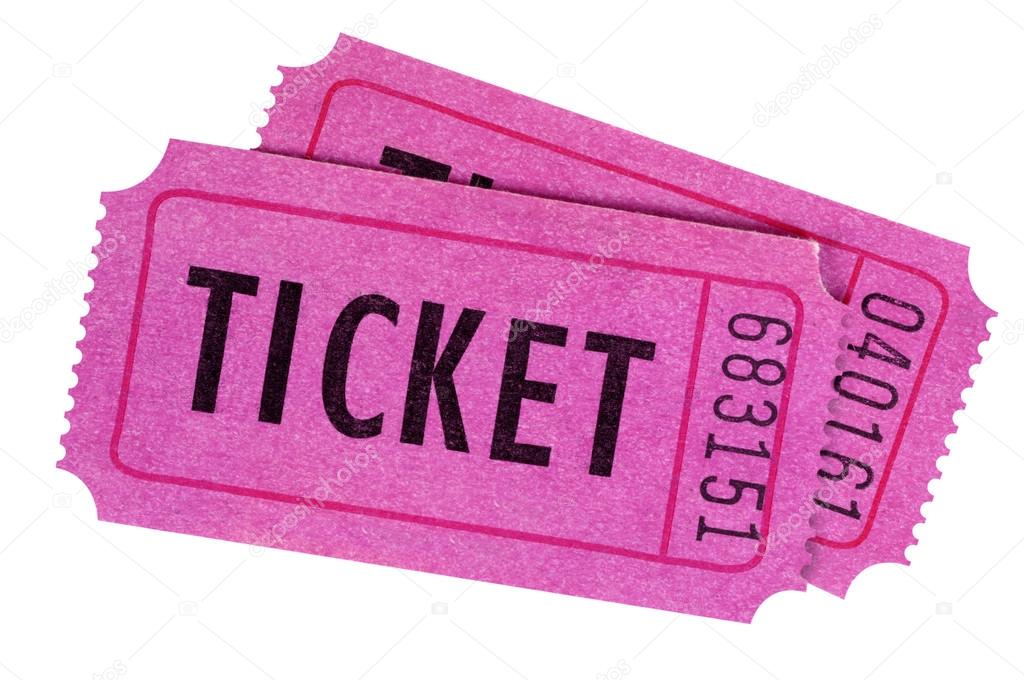 Purple or pink tickets