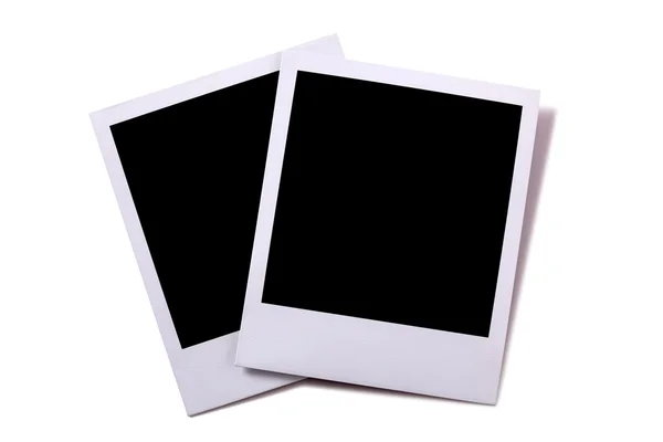 Two instant camera prints — Stock Photo, Image
