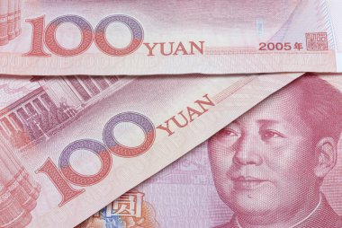 100 yuan overlaid