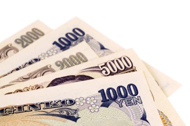 Japon yeni para birimi faturaları 