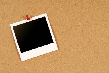 Boş polaroid baskı