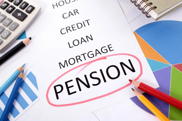 Piano di pensionamento — Foto Stock