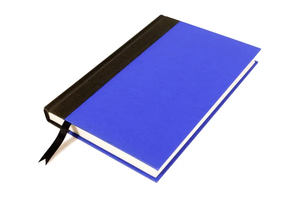 Blue and black hardback book — Stock Photo, Image