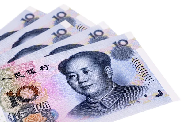 Chinese Yuan currency bills — Stock Photo, Image