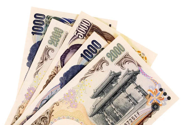 Japanese Yen currency bills — Stock Photo, Image