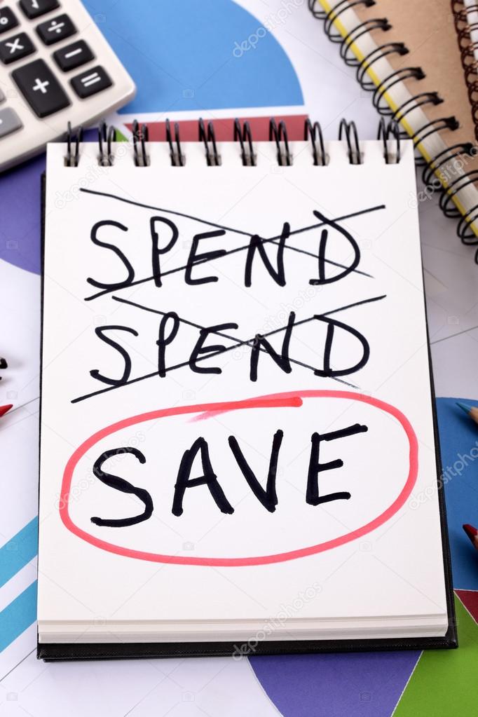 Spending and saving message