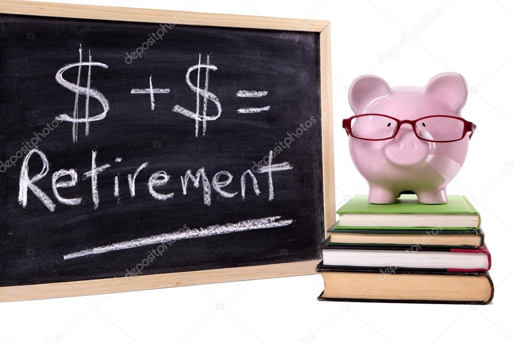 Piggy Bank with retirement calculation