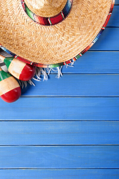 Мексиканский фон с копирайтом
