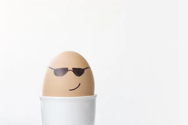 Cool Dude Egg! — Stock Photo, Image