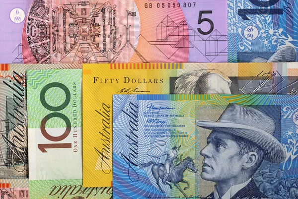 Australian dollar background — Stock Photo, Image