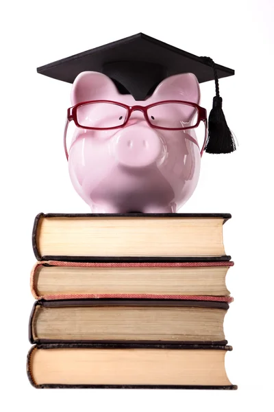Student Piggy Bank — Stock Photo, Image