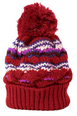 Kırmızı bobble şapka