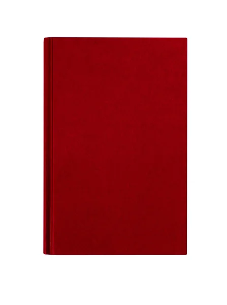 Maroon capa dura vermelha livro capa dianteira vertical vertical isolada — Fotografia de Stock