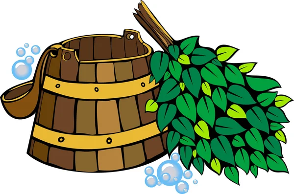 Set para sauna — Vector de stock