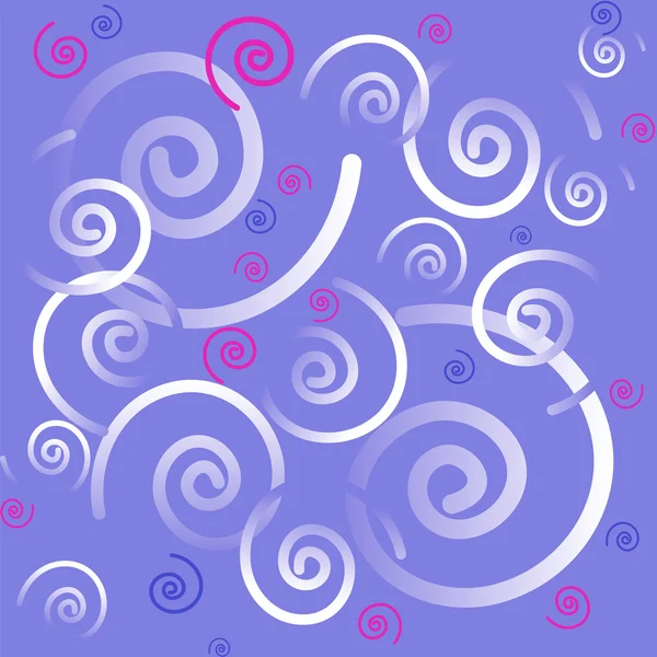 Purple background with swirls — Stock Vector