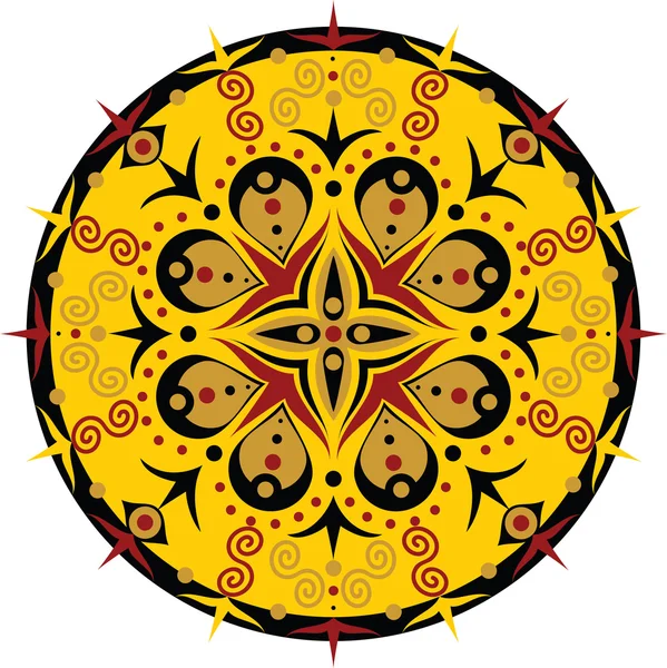 Візерункове коло — стоковий вектор
