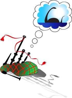 Dream of bagpipes clipart