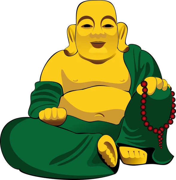 Figurine de Bouddha — Image vectorielle