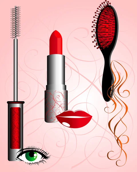 Cosmetica-set — Stockvector