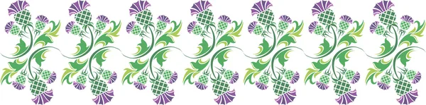 Thistle çiçek ile süsleme