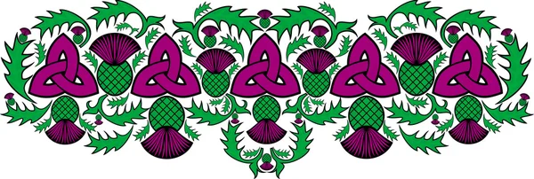thistle çiçek ile Celtic sınır