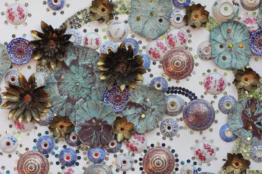 Seramik çanak çömlek sanat duvar 