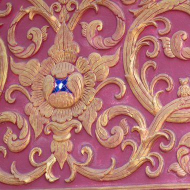 Sıva bordo renk Tay Sanat