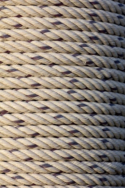 Texture closeup Coil  rope — Stock Photo, Image