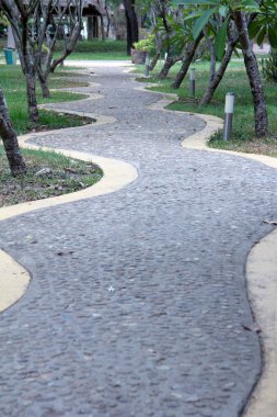 Eğri Rock yol resort yürüyüş yolu yeşil ağaç