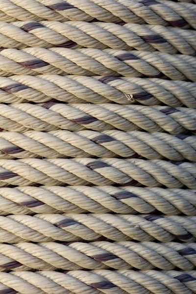 Textura primer plano cuerda de la bobina — Foto de Stock