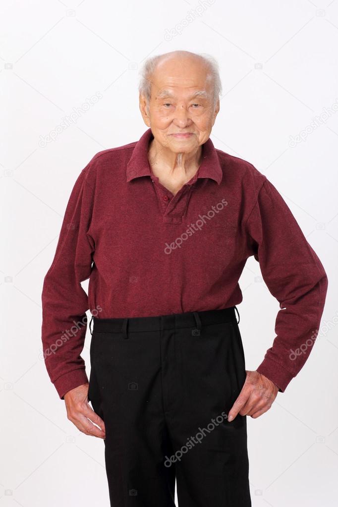 grandfather senior person handsome