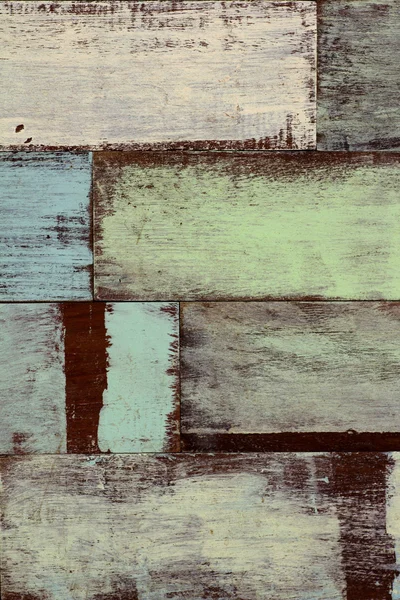 Szczegółowe streszczenie sztuka biały ścienne z drewna kolor niebieski — Zdjęcie stockowe