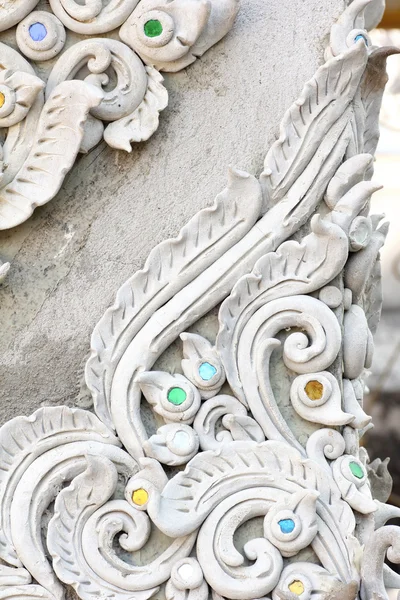 Stuck weiße Skulptur dekoratives Muster — Stockfoto
